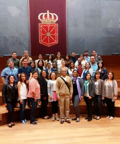 Foro Europeo - Alumnos Puerto Rico visitan Parlamento