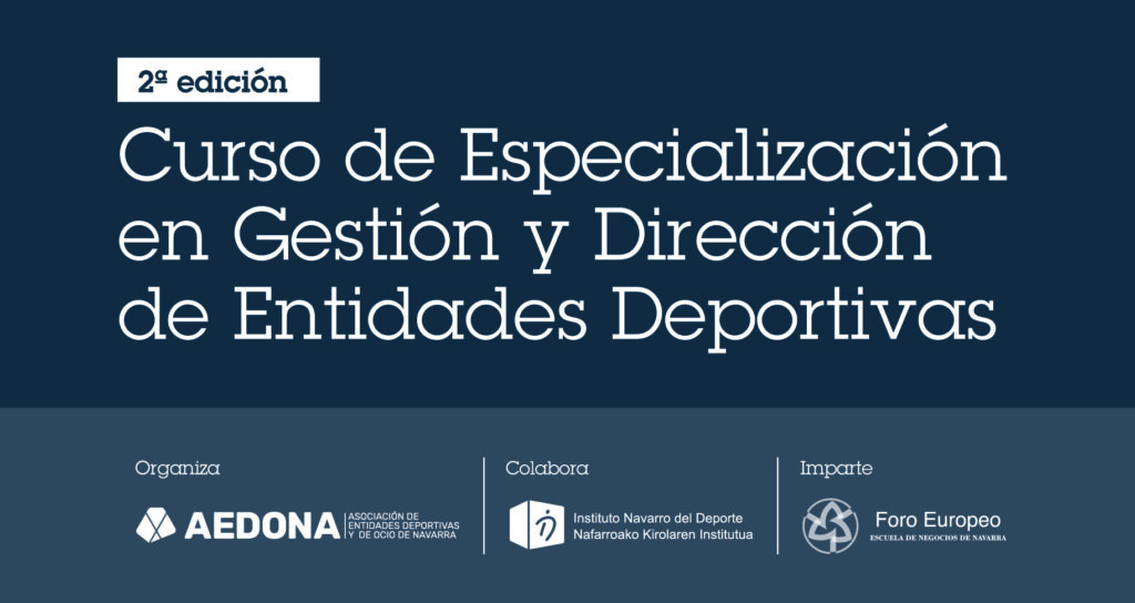 Imagen de la noticia Abiertas las inscripciones para el curso de Especialización en Gestión de Entidades Deportivas