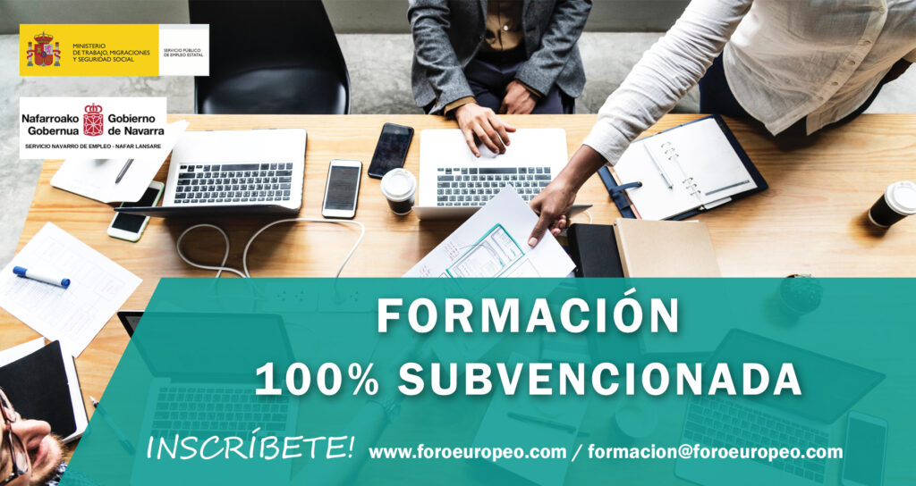 Imagen de la noticia Nuevos Cursos de Formación 100% Subvencionada