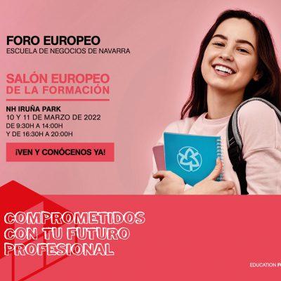 Imagen de la noticia Foro Europeo estará presente en el Salón Europeo de la Formación 2022